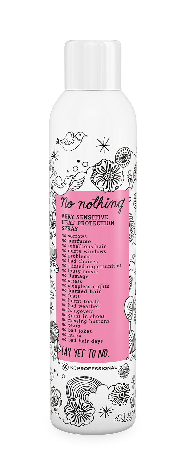 No nothing Very Sensitive Heat Protectant Spray