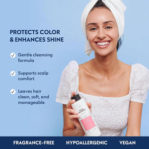 No nothing Color Shampoo for Color Treated Hair, Fragrance Free, 10.15 oz