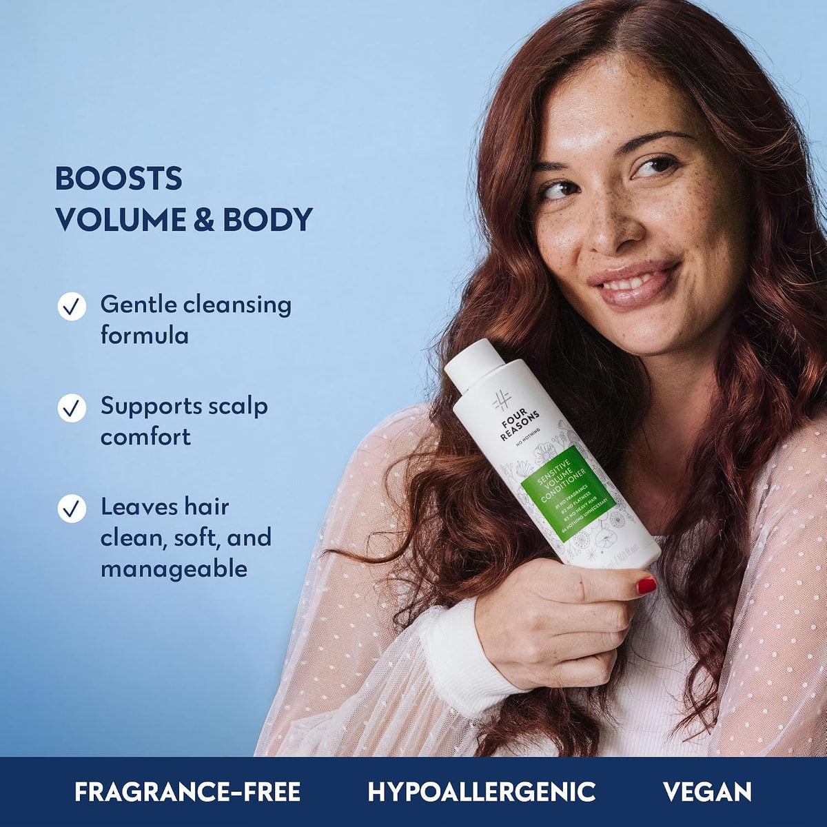 No Nothing Volume Conditioner - Fragrance Free Volumizing for Fine Hair