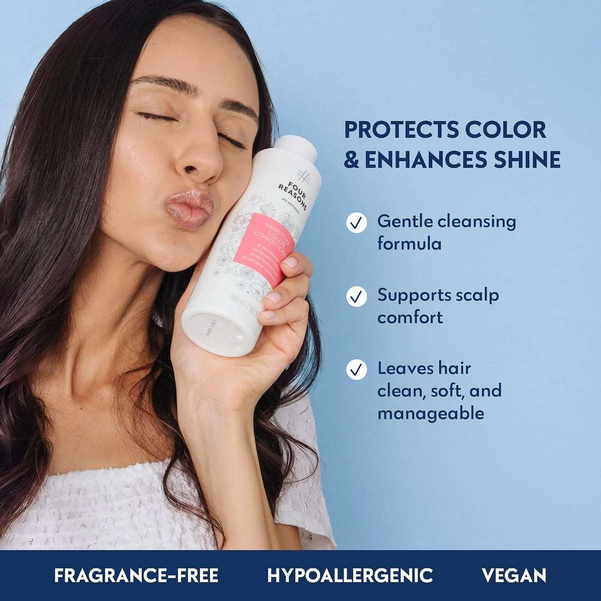 No nothing Color Conditioner for Color Treated Hair, Fragrance-Free