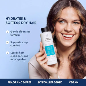 No Nothing Moisture Shampoo for Dry Hair & Sensitive Scalp, Fragrance-free