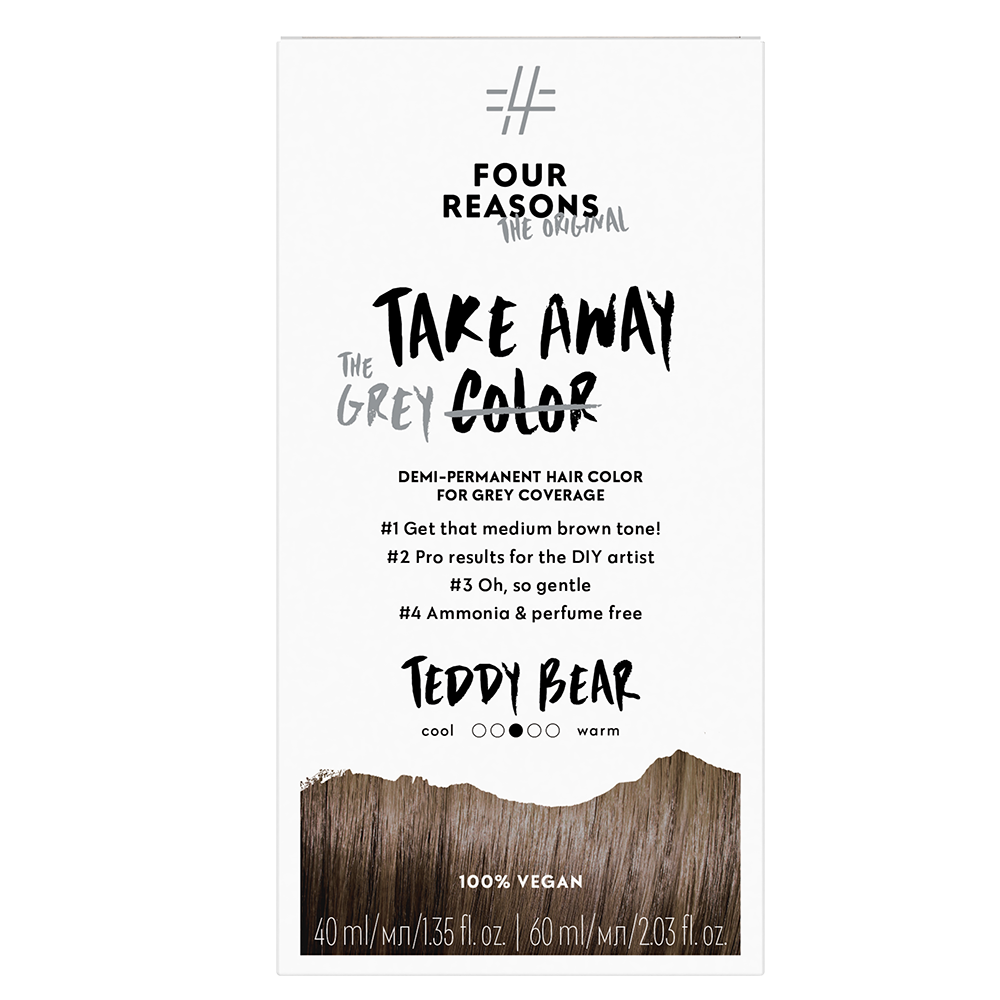 Teddy Bear - 6.0 Medium brown with gray coverage