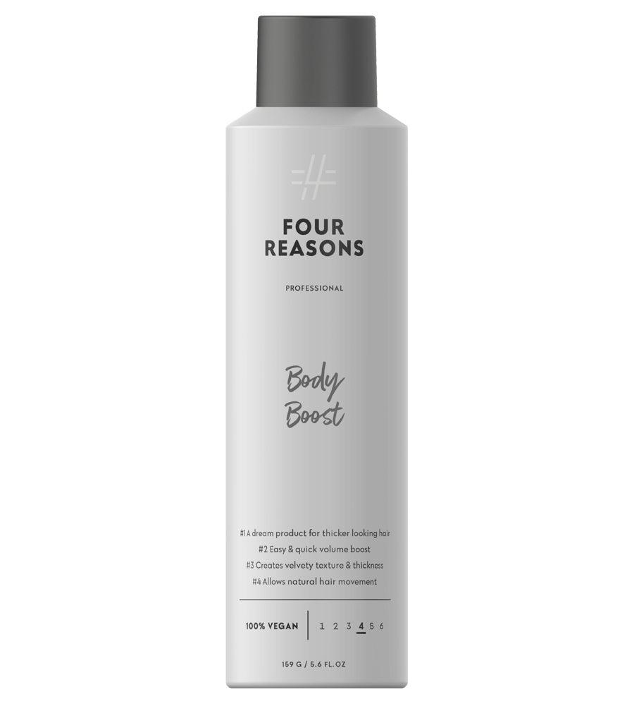 Body Boost - Four Reasons - Vegan, Sustainable Hair Products with a Big  Heart - Salon Hair Care