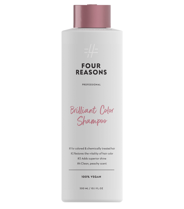 Brilliant Color Shampoo - Four Reasons - Vegan, Sustainable Hair Products with Big Heart - Salon Hair Care