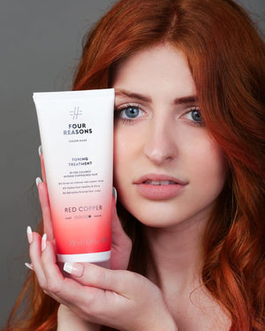 Orange Hair Color Conditioner  Color Mask - Four Reasons - Vegan,  Sustainable Hair Products with a Big Heart - Salon Hair Care